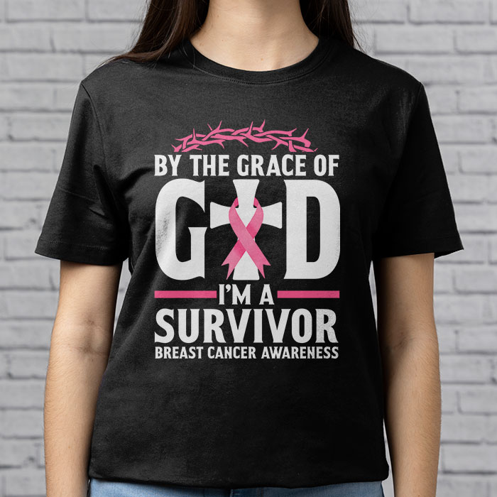 By-The-Grace-God-Im-A-Survivor-Breast-Cancer-Survivor-T-Shirt-2