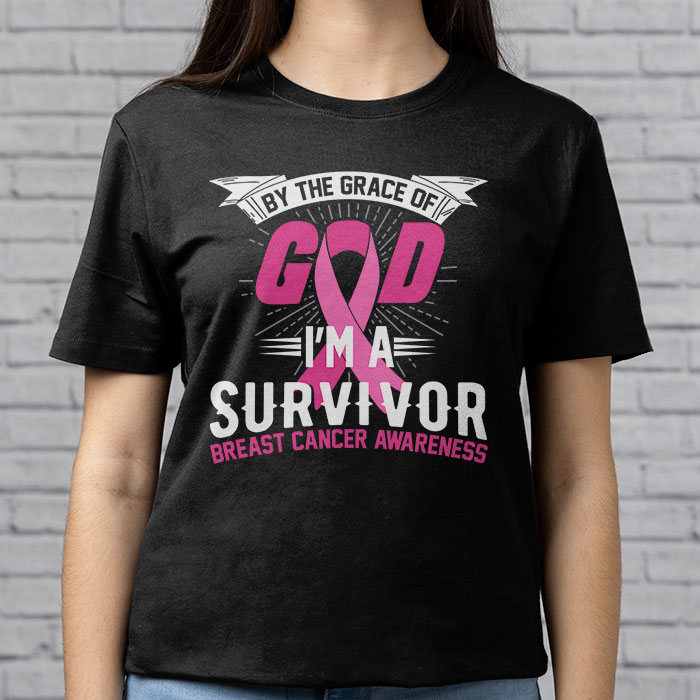 By-The-Grace-God-Im-A-Survivor-Breast-Cancer-Survivor-T-Shirt-2