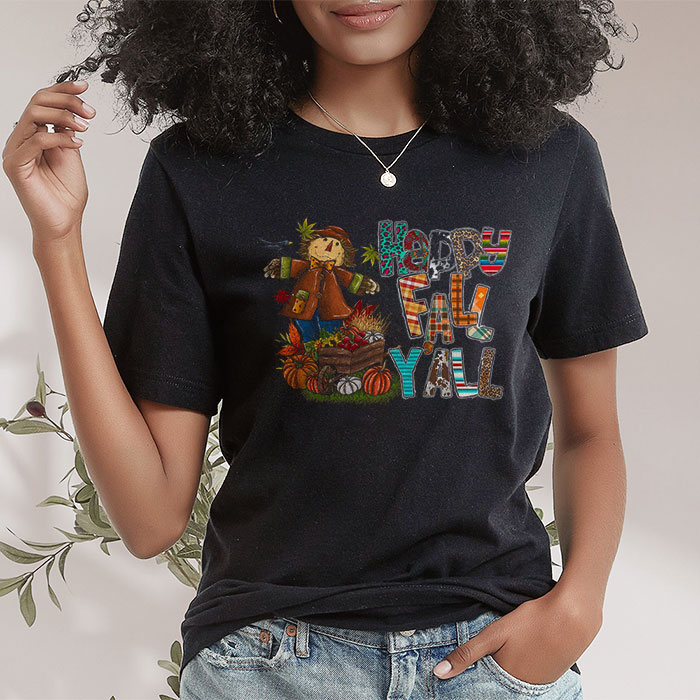 Happy-Fall-Yall-Scarecrow-Pumpkin-Thanksgiving-Halloween-T-Shirt-1