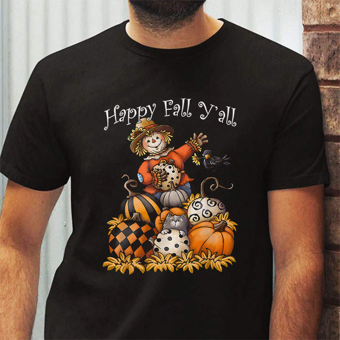 Happy-Fall-Yall-Scarecrow-Pumpkin-Thanksgiving-Halloween-T-Shirt-2