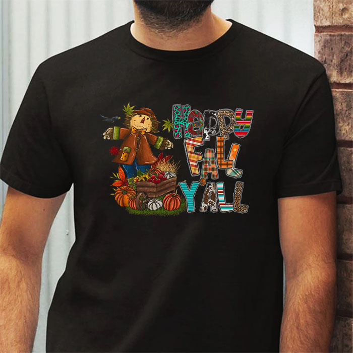 Happy-Fall-Yall-Scarecrow-Pumpkin-Thanksgiving-Halloween-T-Shirt-2