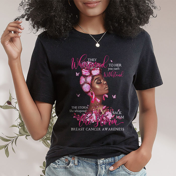 Im-The-Storm-Black-Women-Breast-Cancer-Survivor-Pink-Ribbon-T-Shirt-1