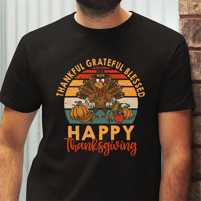 Thankful-Grateful-Blessed-Thanksgiving-Turkey-Women-Girls-T-Shirt-2