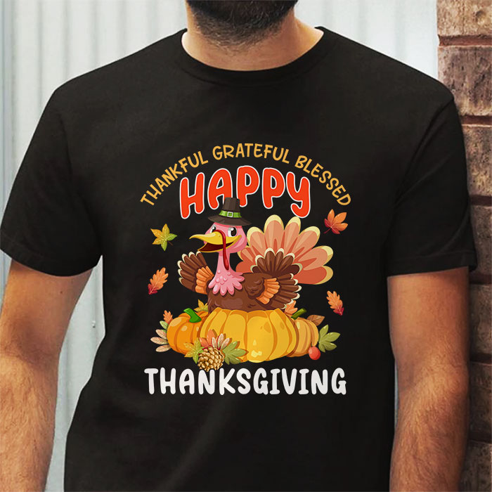 Thankful-Grateful-Blessed-Thanksgiving-Turkey-Women-Girls-T-Shirt-2